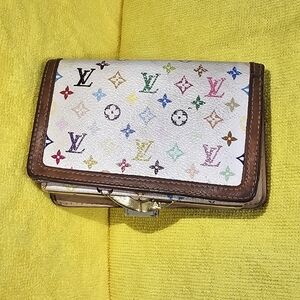 Louis Vuitton x Takashi Murakami Multicolor Portefeuille Viennois Wallet